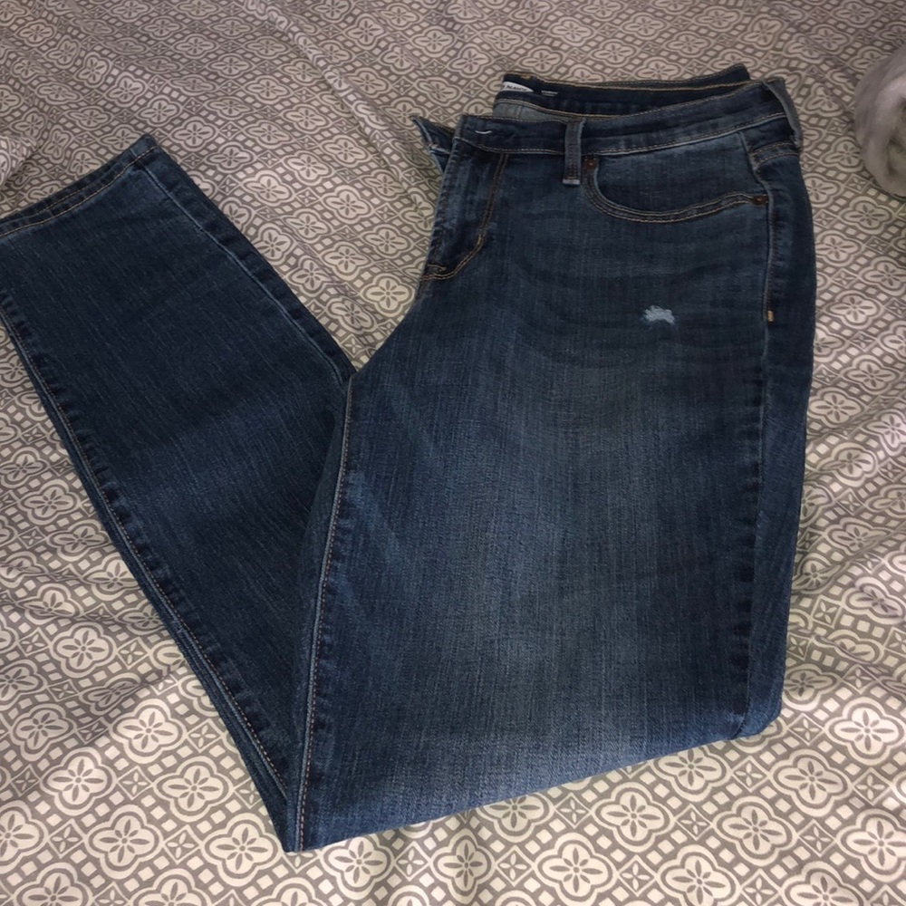 curvy skinny old navy jeans